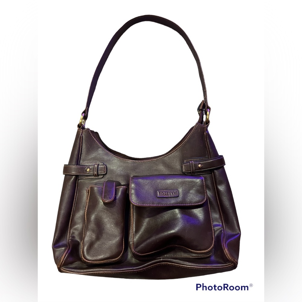 Brown Rosetti vintage purse